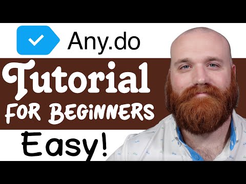 Any.Do Tutorial For Beginners | How To Use Any.Do