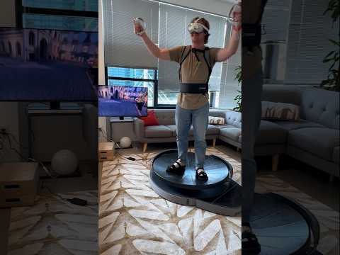 Even Fallen in VR? Trying Out the Omni One VR Treadmill