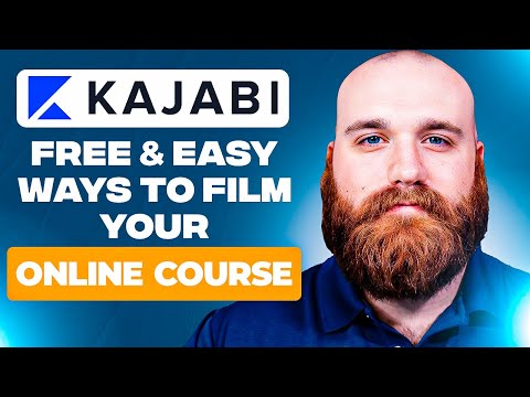 Kajabi: 2 FREE & EASY Ways to Film Your Online Course