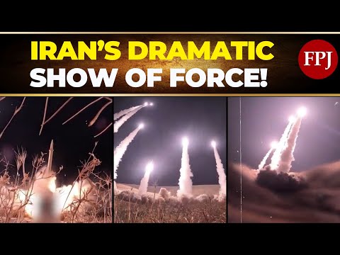 Iran Unveils New Footage: Dozens of Ballistic Missiles Launched at Israel in 