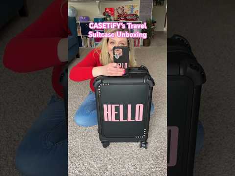 CASETiFY's Travel Suitcase Unboxing