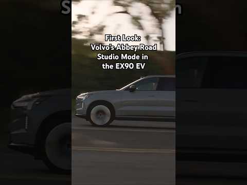 First Look: Volvo's Abbey Road Studio Mode in the EX90 EV