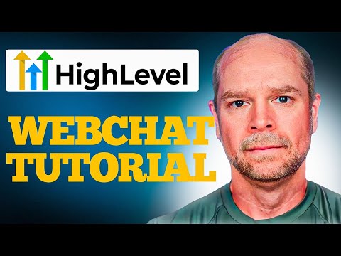 GoHighLevel Webchat Tutorial: Adding Chat Widget & Automation