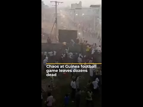 Tragedy strikes Guinea football match, stampede kills dozens | AJ #shorts