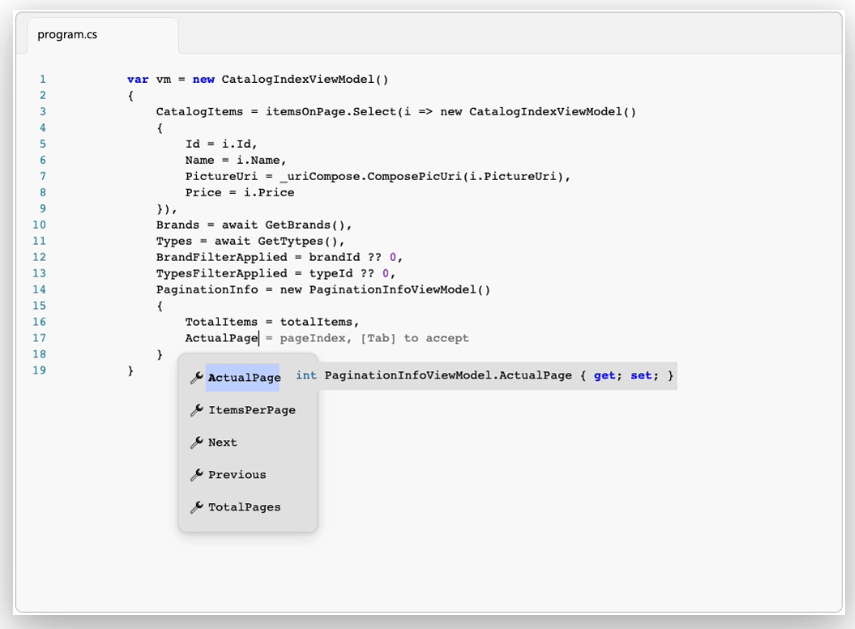 Visual Studio IntelliCode - Microsoft