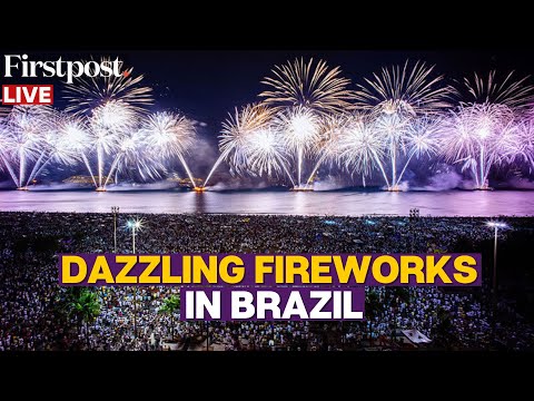 Brazil New Year 2025 Celebrations LIVE: New Year Fireworks in Rio de Janeiro | Copacabana Beach