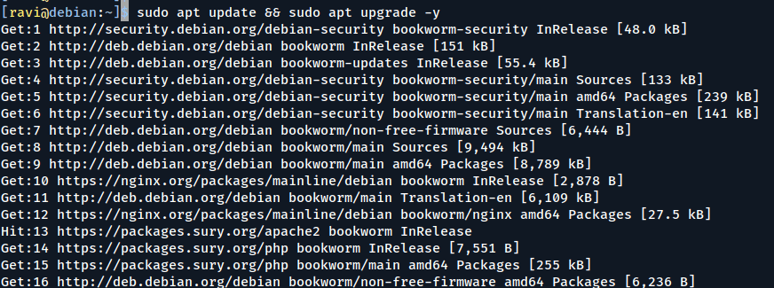 Update Debian Packages