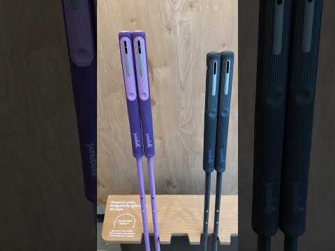 These Magnetic Ski Poles From Yardsale Are Collapsible