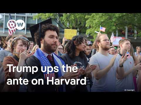 Harvard students protest over Trump cuts | DW News
