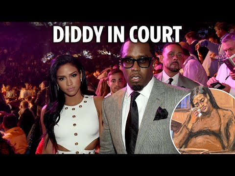 LIVE: Diddy's tearful ex Cassie tells court star and escorts ‘peed on her until she choked’