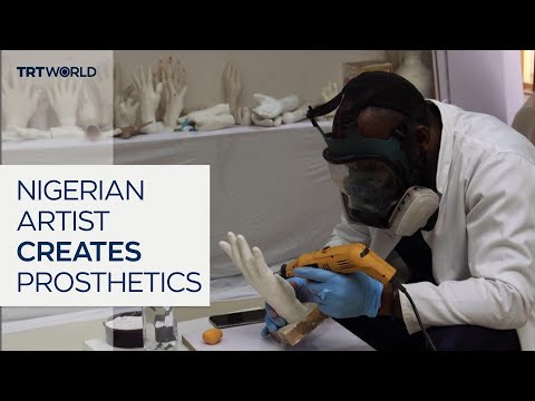 Nigerian artist flourishes in hyper-realistic prosthetics