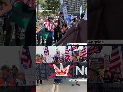 Hundreds of thousands across 50 states in US protest Trump's policies