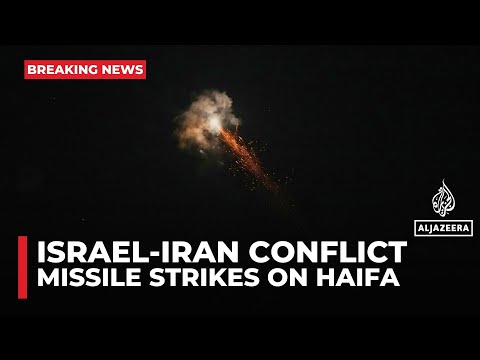 Iranian missile makes impact in Israel's city of Haifa