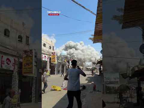 Israeli bomb destroys house in Deir al-Balah, Gaza