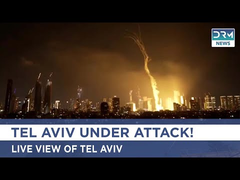Tel Aviv LIVE: Iranian Strike Turns Tel Aviv Into Warzone | AH1Z