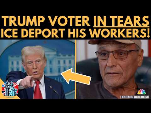 Trump Voter IN TEARS As ICE DEPORTS His Workers!