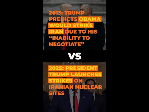 Trump’s shifting views on attacking Iran | Compare and Contrast