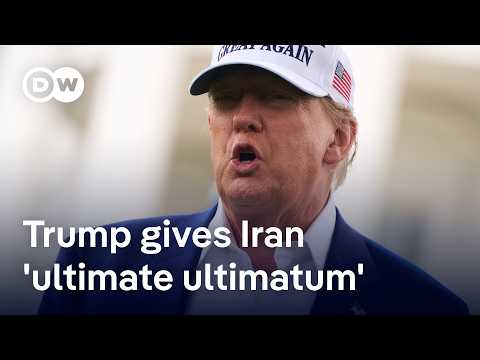 US President Trump on attacking Iran:'I may do it. I may not do it' | DW News