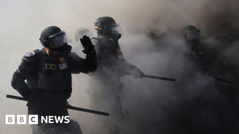 Watch: National Guard on LA streets as unrest erupts
