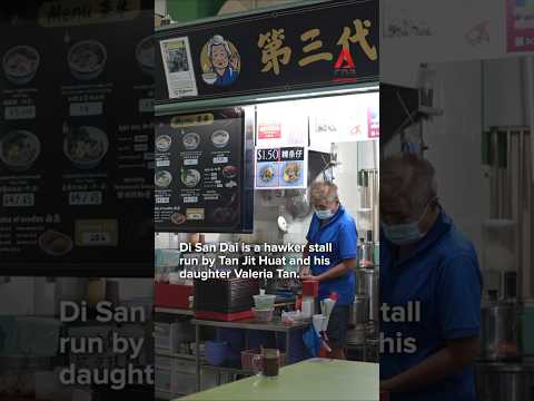 What’s it like to work with your father at a hawker stall?