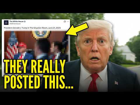 White House Posts DAMNING PICTURE As Trump BOMBS IRAN