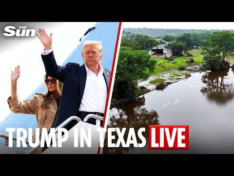 LIVE: Donald Trump visits Texas after deadly floods