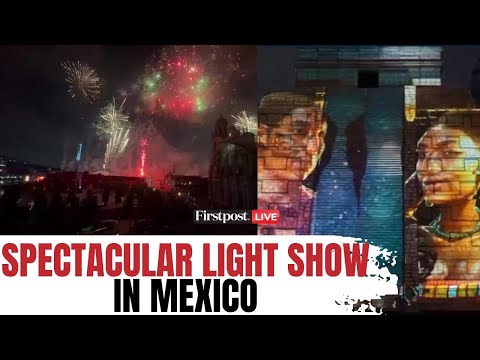 Mexico Light Show LIVE: Mexico Celebrates Mexico Tenochtitlan's Foundation Day | N18G