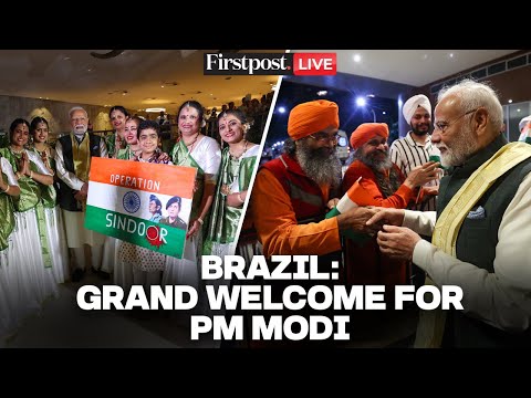 PM Modi LIVE: PM Modi Gets Grand Welcome from Indian Diaspora | BRICS Summit 2025