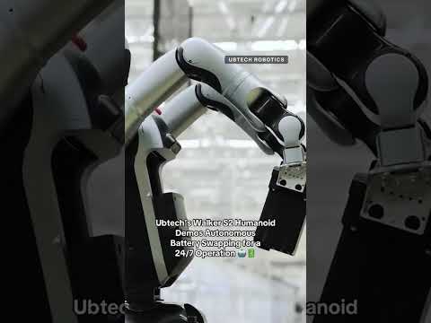 UBTECH's Humanoid Robot Can Swap Its Own Battery