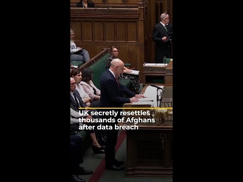 UK secretly resettles thousands of Afghans after data breach | AJ #shorts