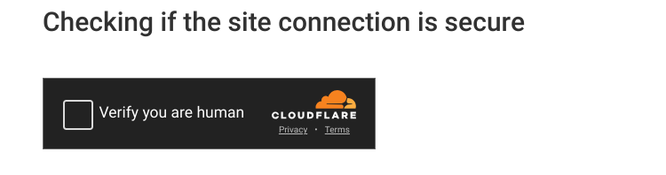 Turnstile is Cloudflare's alternative to Google's reCAPTCHA
