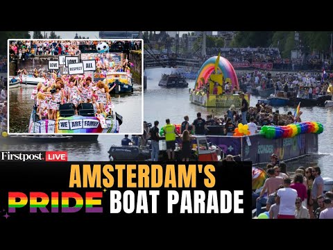 Amsterdam Pride Parade LIVE: Boat Pride Parade in Amsterdam's Amstel River |Canal Parade 2025 |LGBTQ