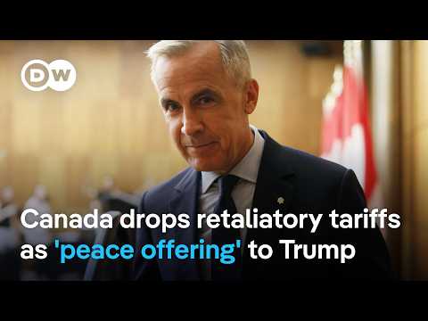 Canada scraps counter tariffs on US imports, ‘willing to play ball’ with Trump on trade | DW News