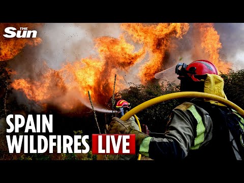LIVE: Wildfires rage across Spain as deadly heatwave forces thousands to evacuate