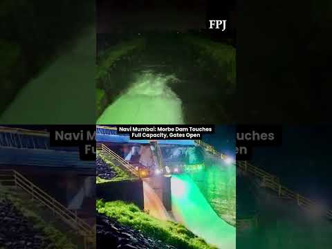 Navi Mumbai: Morbe Dam Touches Full Capacity | Gates Open Amid Heavy Rains