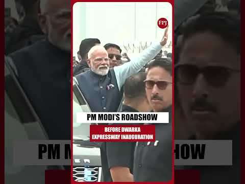 PM Modi Leads Roadshow Before Dwarka Expressway Delhi Section Inauguration | Big Boost For NCR
