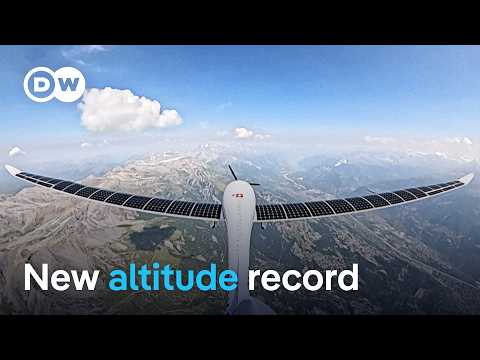 Solar plane sets new record for highest ever flight at 9,521 metres | DW News