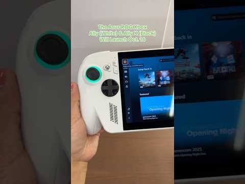 The Asus ROG Xbox Ally (White) & Ally X (Black) Launches Oct. 16