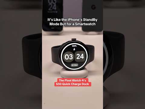 The Pixel Watch 4 Got the Apple Watch’s Nightstand Mode⌚️