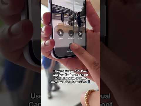 Dual Capture Demo on iPhone 17 | #appleevent