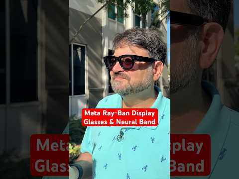 First Look: Meta Ray-Ban Display Glasses and Neural Band | #metaconnect2025