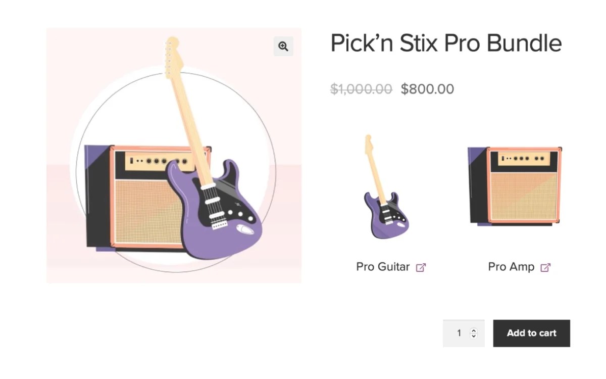 example pick'n stix pro bundle product page