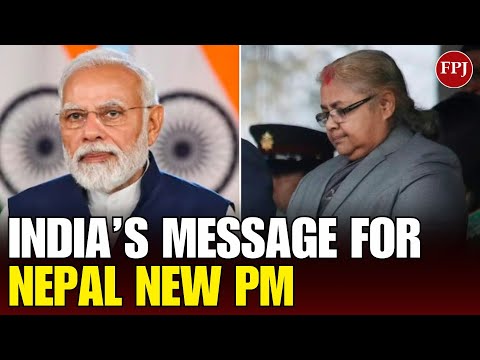 M Modi Congratulates Sushila Karki On Becoming Interim Prime Minister, says