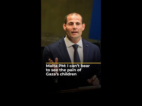 Malta PM: I can't bear to see ‘pain and suffering’ of Gaza’s children | AJ #shorts