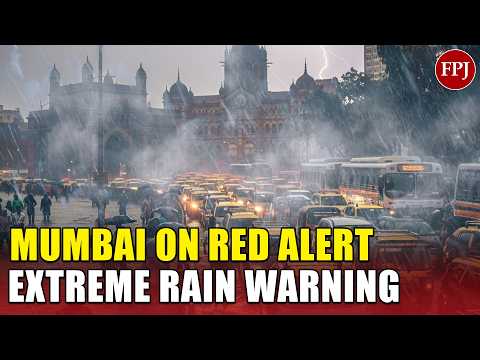 Red Alert In Mumbai, Thane, Raigad & Palghar | Heavy Rainfall Warning
