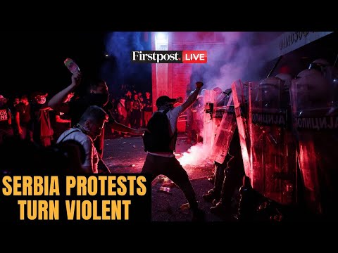 Serbia Protest LIVE: Fiery Clashes Between Police & Protesters Over Election Demands | N18G