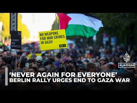 Tens of thousands rally in Berlin in solidarity with Gaza, call for sanctions against Israel