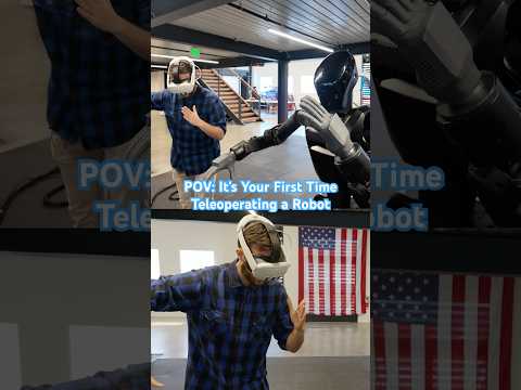 I Tried Teleoperating A Humanoid Robot