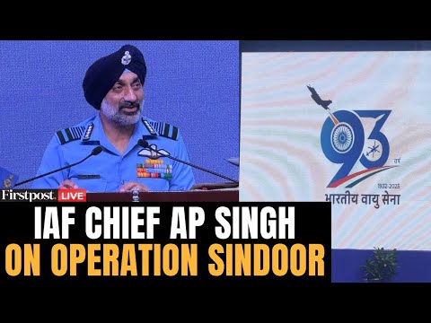 IAF Chief AP Singh LIVE: Air Chief Marshal AP Singh Speaks on Operation Sindoor | 93rd Air Force Day
