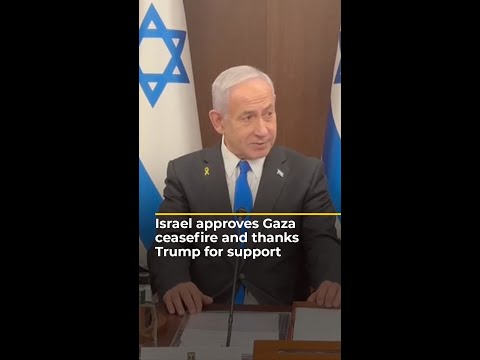Israeli PM Netanyahu thanks Trump and US team for ceasefire role | AJ #shorts